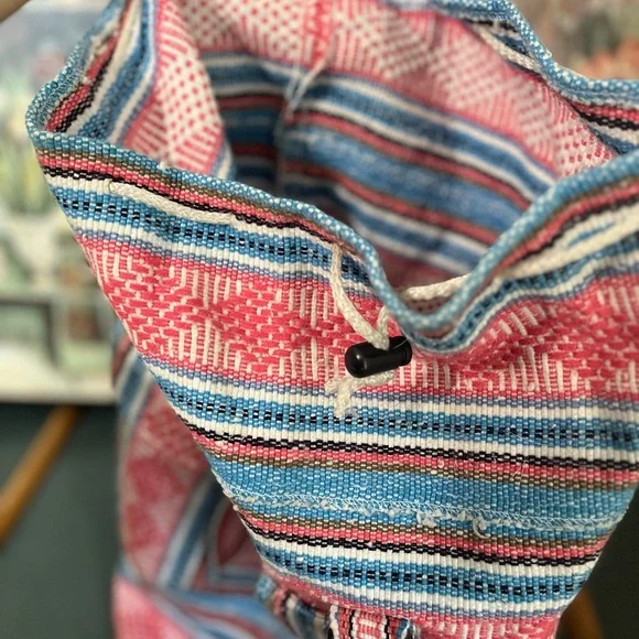 Colorful Striped Backpack - Picture 5 of 7